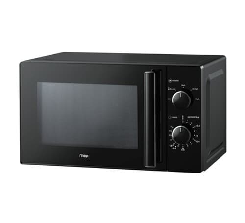 MIKA Microwave Oven 20L Manual, Solo, Black MMWMSKH2012B