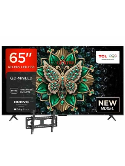 TCL 65″ C6K 144Hz Premium QD-MiniLED 4K Google TV – 65C6K (New model